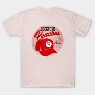 Rockford Peaches • AAGPBL Hat • Rockford, Illinois T-Shirt